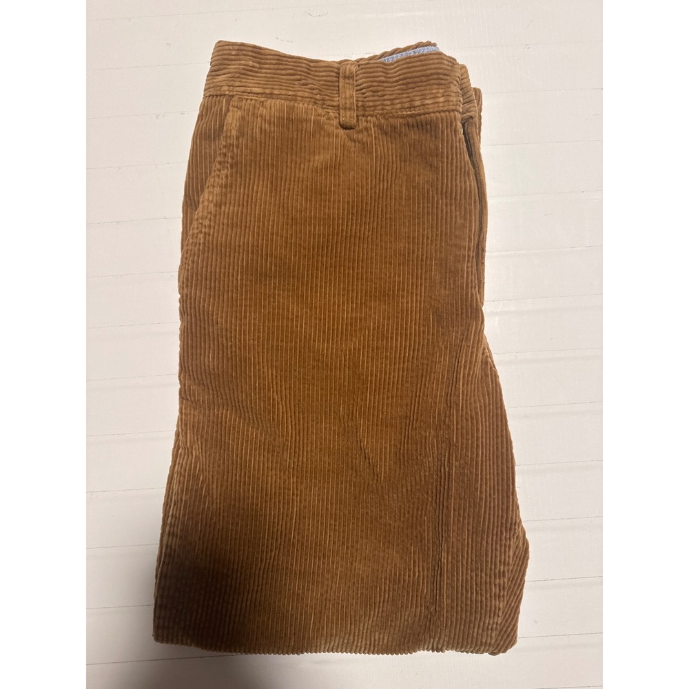 Polo Ralph Lauren Corduroy Pants Brown Tan‎ Wide Wale Pony Logo Womens 18